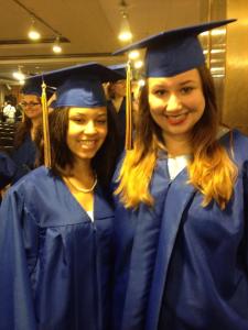 Shelby and Ali graduation